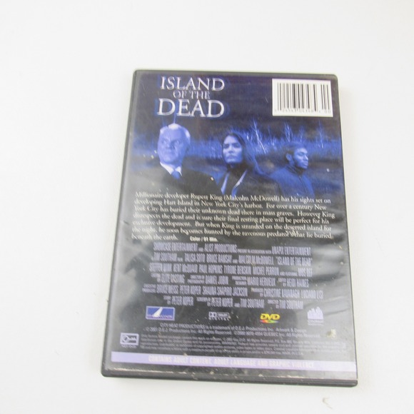 Island of the Dead DVD‎ Horror Movie Talisa Soto Malcolm McDowell 2000 - Picture 2 of 4